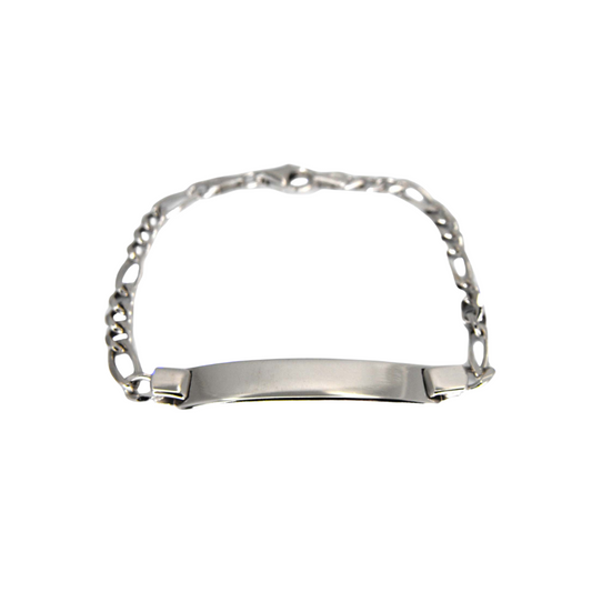 925 Italian 1x3 Figaro ID 3.5mm wide