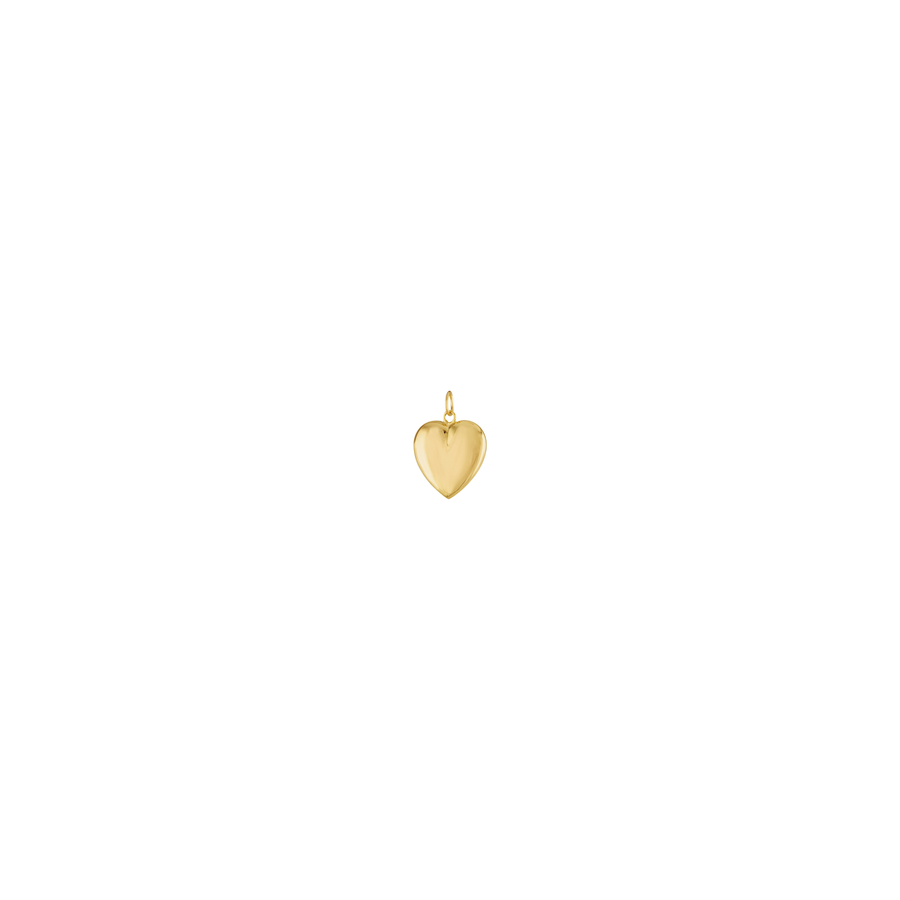9k YG Heart Pendant (6mm)