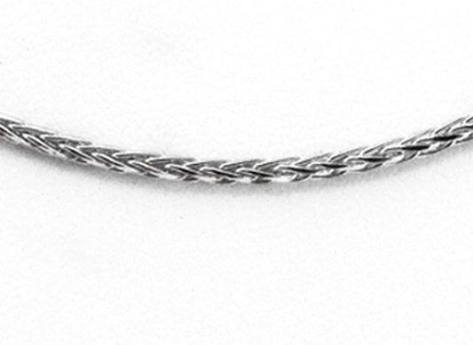 9k WG Italian Solid Magic Chain 2.4mm wide 45cm . Approx 11.4g