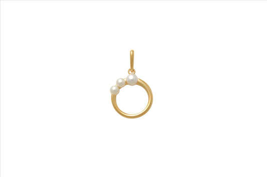 YG Round Fresh Water Pearl Pendant