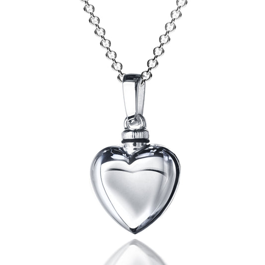 925 Memorial Heart Pendant 20mm