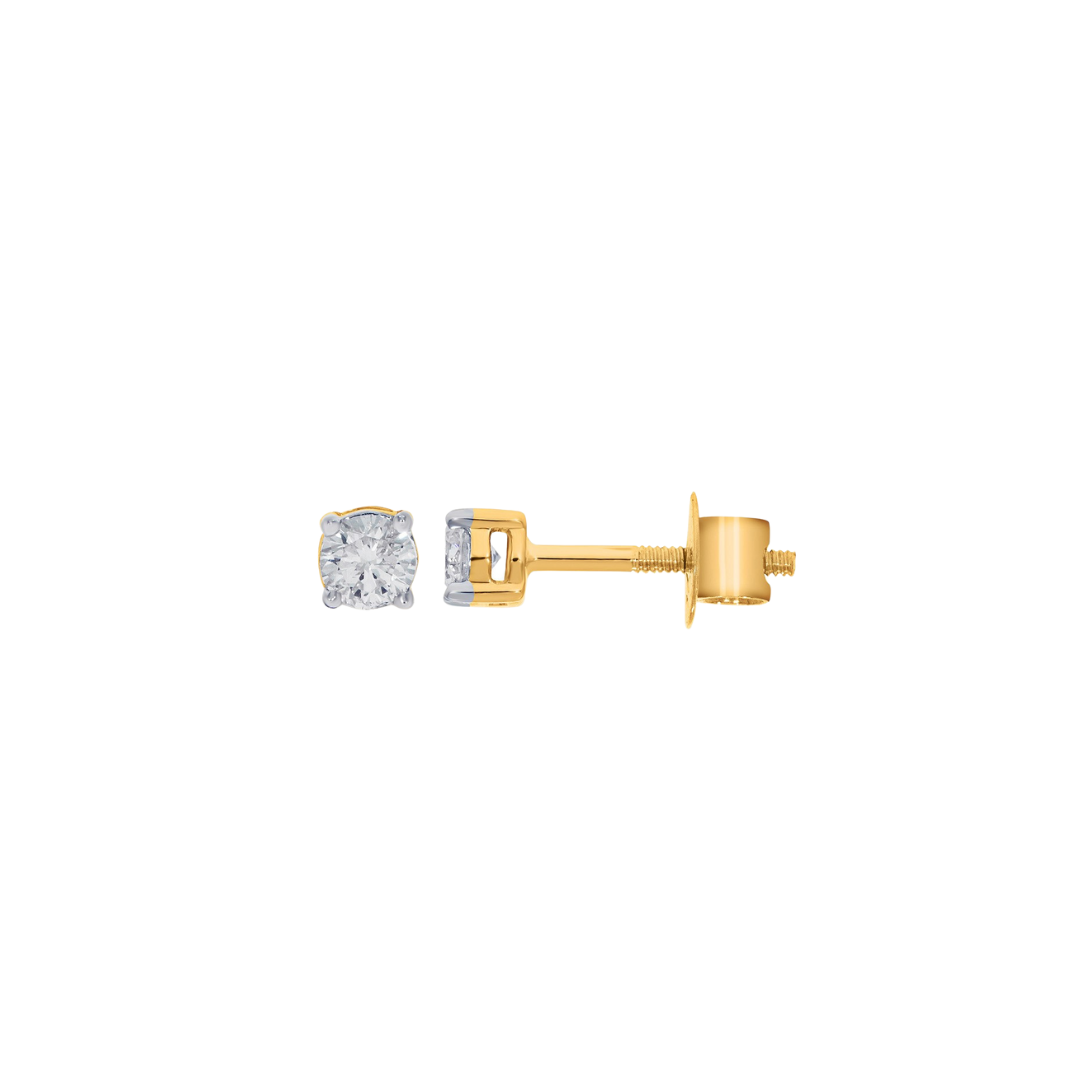9k Diamond Stud Earrings