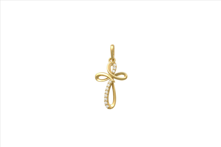 CZ Infinity Cross (18x10mm)
