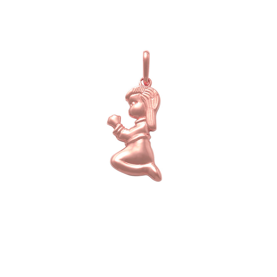 9k RG Communion / Confirmation Pendant 15mm x 10mm