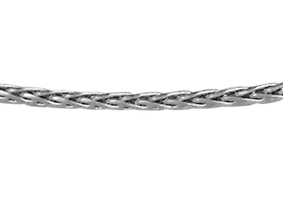 9k WG Italian Solid Magic Chain 2.6mm wide 80cm . Approx 24.0g