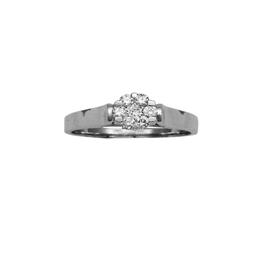 18k WG 0.25ct Diamond Dress Ring