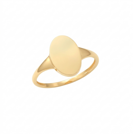 Oval Signet Ring (12x8mm)