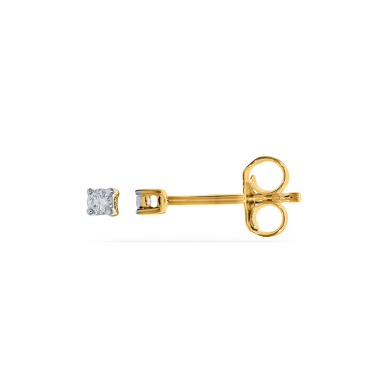 9k Diamond Stud Earrings
