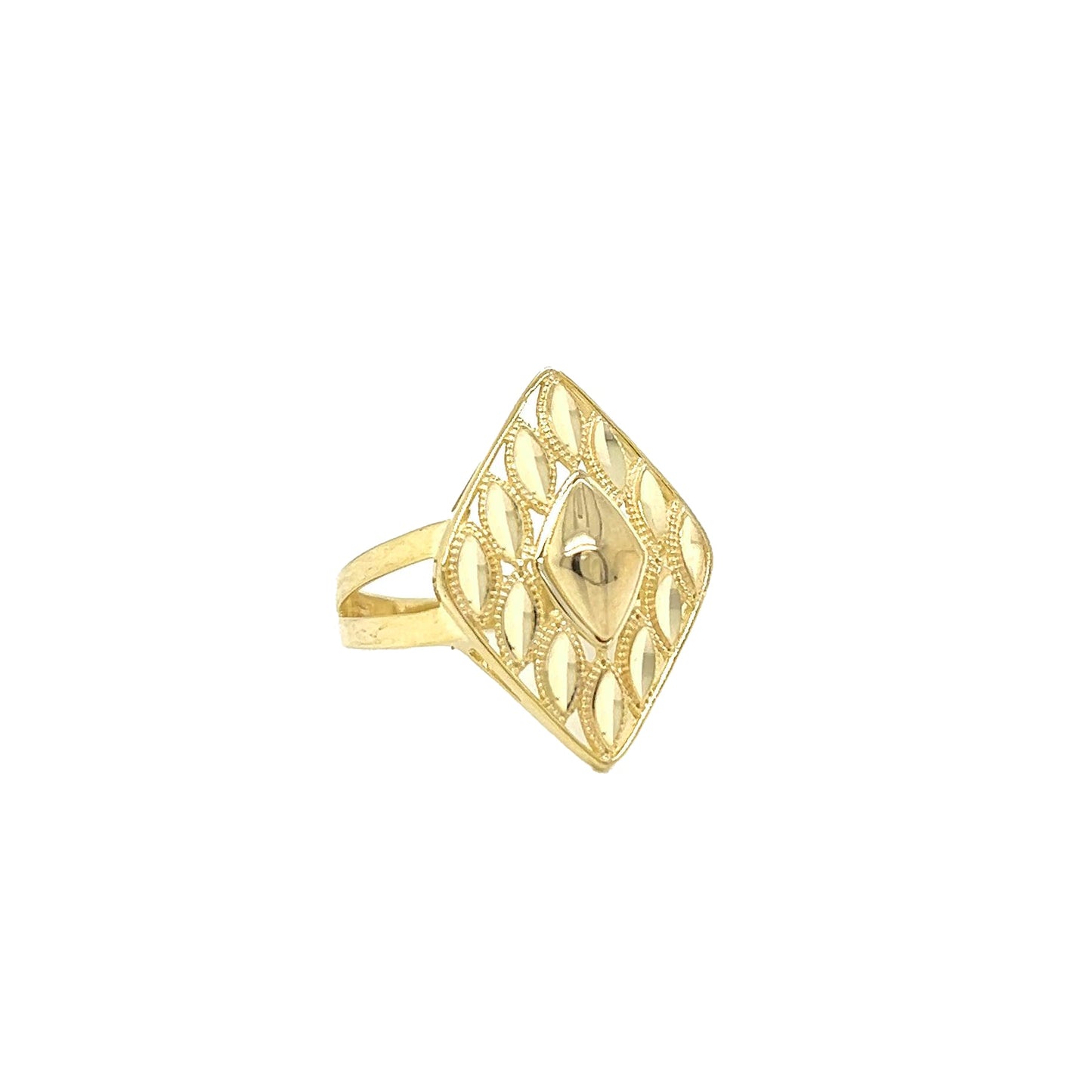 9k YG Kite Ring