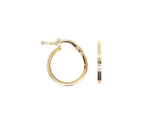 Double Square Round Hoop (3mm)